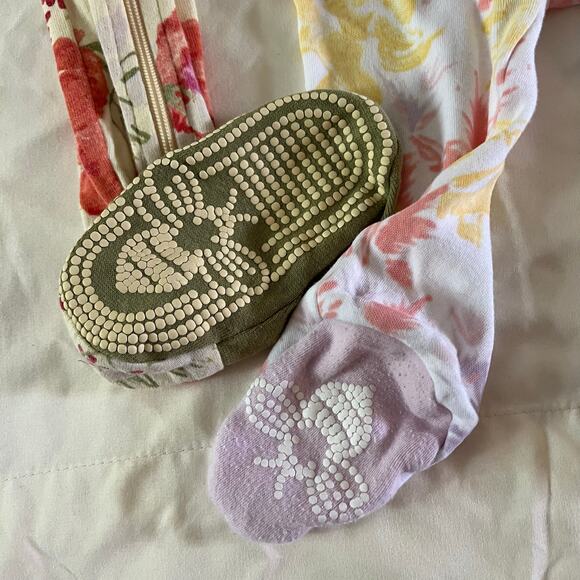 Burts Bees Girls 3 Piece Zip Pajama Bundle Assorted Sizes - Picture 2 of 6